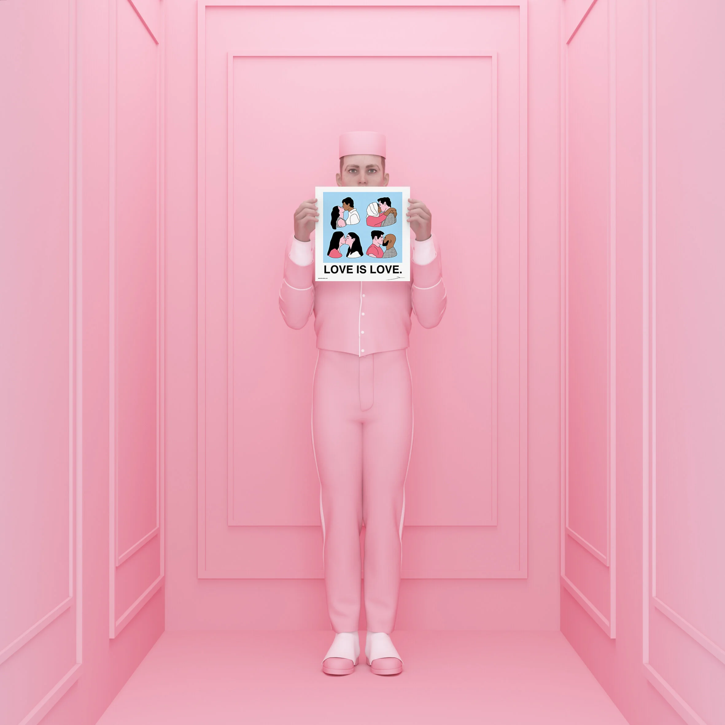 Love is love - print by studio stoutpoep — Plastik Magazine